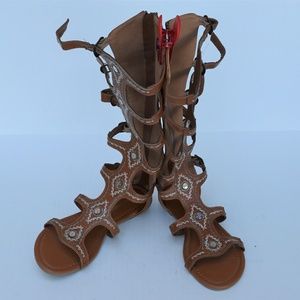 Celebrity Pink 'Gladiator' Sandals